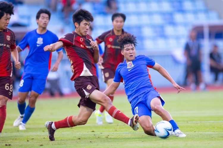 申花U20主场3-1逆转陕西联合，陈金铎头槌赵舒奕张煜连击