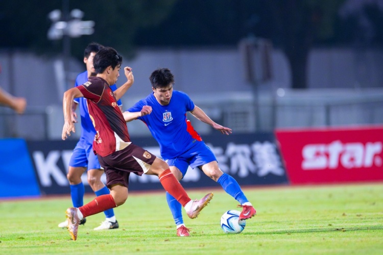 申花U20主场3-1逆转陕西联合，陈金铎头槌赵舒奕张煜连击