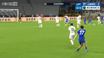 半场战报：吴曦抽射破门 申花1-0领先浙江 程进中框&阿苏埃进球被吹