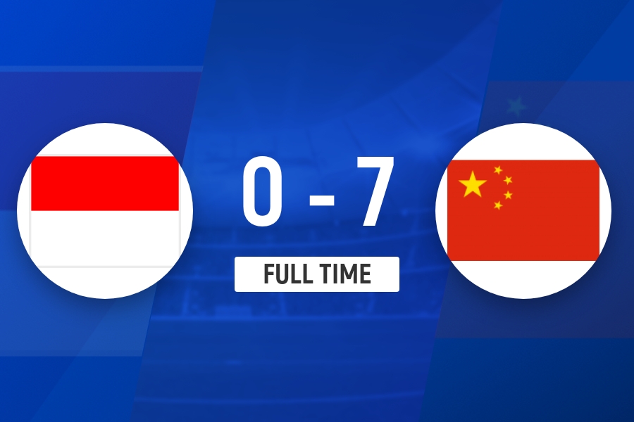 U17国足友谊赛7-0印尼 邝兆镭独造三球 赵松源帅惟浩双响 U17国足友谊赛7-0印尼 邝兆镭独造三球 赵松源帅惟浩双响