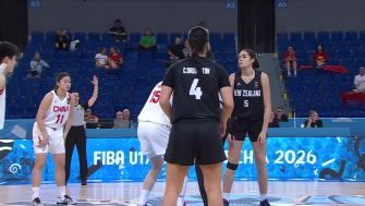 U17女篮世界杯:中国三分30中3惨败新西兰 最终排名第六