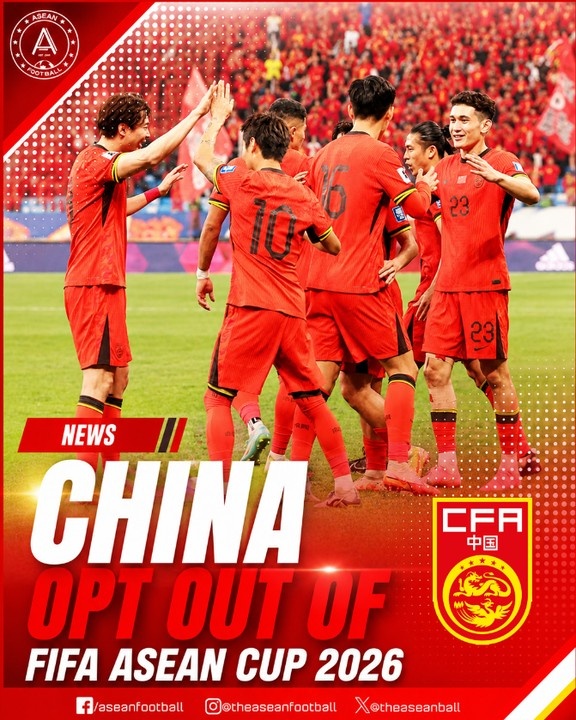 中国男足拒绝首届东南亚杯，转向重庆五国邀请赛备战