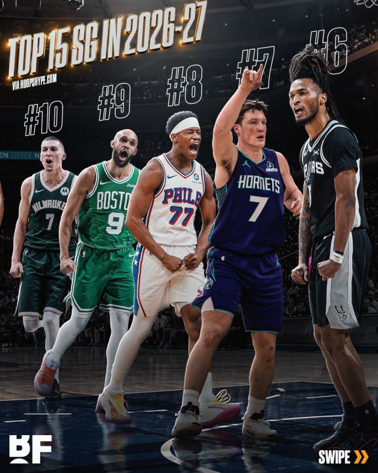 美媒评新赛季TOP15分卫！华子第1 米切尔第2 布克第3 阿门第4